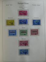 Europa Cept 1956-1971 ** besammelt in Leuchtturm Vorduckalben #MA462