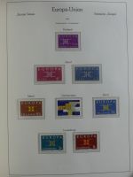 Europa Cept 1956-1971 ** besammelt in Leuchtturm Vorduckalben #MA462