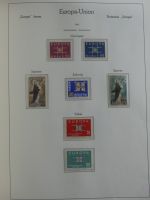 Europa Cept 1956-1971 ** besammelt in Leuchtturm Vorduckalben #MA462