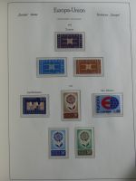 Europa Cept 1956-1971 ** besammelt in Leuchtturm Vorduckalben #MA462