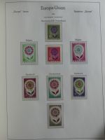 Europa Cept 1956-1971 ** besammelt in Leuchtturm Vorduckalben #MA462