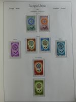 Europa Cept 1956-1971 ** besammelt in Leuchtturm Vorduckalben #MA462
