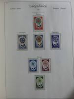 Europa Cept 1956-1971 ** besammelt in Leuchtturm Vorduckalben #MA462