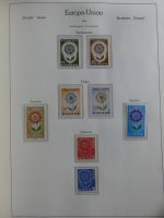 Europa Cept 1956-1971 ** besammelt in Leuchtturm Vorduckalben #MA462