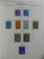Europa Cept 1956-1971 ** besammelt in Leuchtturm Vorduckalben #MA462