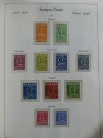 Europa Cept 1956-1971 ** besammelt in Leuchtturm Vorduckalben #MA462
