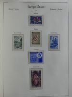 Europa Cept 1956-1971 ** besammelt in Leuchtturm Vorduckalben #MA462