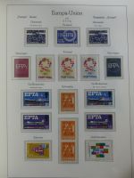 Europa Cept 1956-1971 ** besammelt in Leuchtturm Vorduckalben #MA462
