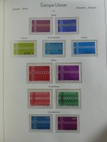 Europa Cept 1956-1971 ** besammelt in Leuchtturm Vorduckalben #MA462