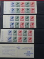 Schweden Markenheftchen (Zusammendrucke) im Leuchtturm Binder #MA464