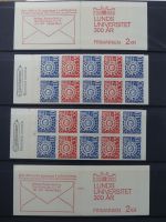 Schweden Markenheftchen (Zusammendrucke) im Leuchtturm Binder #MA464