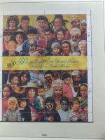 UNO New York 1988-1999 gestempelt besammelt im Lindner T falzlos Vordruck #MA469