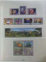 UNO New York 1988-1999 gestempelt besammelt im Lindner T falzlos Vordruck #MA469