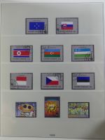 UNO New York 1988-1999 gestempelt besammelt im Lindner T falzlos Vordruck #MA469