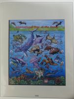 UNO New York 1988-1999 gestempelt besammelt im Lindner T falzlos Vordruck #MA469