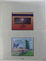 UNO New York 1988-1999 gestempelt besammelt im Lindner T falzlos Vordruck #MA469