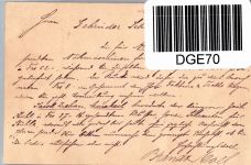 Deutsche Post in Marokko P 6 als Ganzsache gelaufen #DGE70