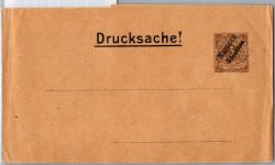 Deutsche Post in Marokko PS 1 als Ganzsache ungelaufen #DGE71