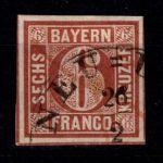 Bayern 4 I gestempelt tief geprüft Pfenninger, Sem BPP #DCC46