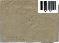 Dt. Abstimmungsgebiete Oberschlesien Dienst 19 auf Brief MeF #DEU90