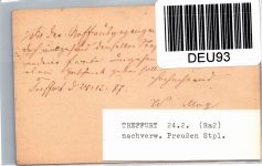 Deutsches Reich P 5 als Ganzsache nachverwendeter Preußen Stempel #DEU93