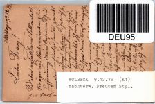 Deutsches Reich P 5 als Ganzsache nachverwendeter Preußen Stempel #DEU95