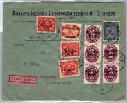 Deutsches Reich Dienst 37, 40, 48 u.a. auf Brief Eilbote Express #DFU14