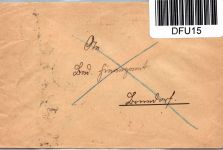 Deutsches Reich Dienstmarken 74 auf Brief Mehrfachfrankatur #DFU15