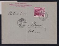 Liechtenstein 148 auf Brief Flugpost #DFU35