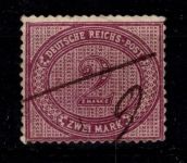 Deutsches Reich 37 a gestempelt geprüft Zenker BPP #DFV91