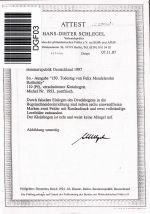 BRD Bund 1953 L postfrisch als Kleinbogen, Attestkopie Schlegel BPP #DGF03