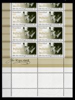 BRD Bund 1953 L postfrisch als Kleinbogen, Attestkopie Schlegel BPP #DGF04