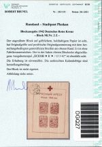Dt. Besetzung Rußland Block 2 z postfrisch Attest Brunel VP #DGQ27