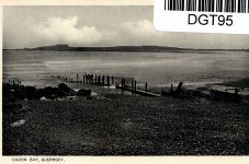 Deutsche Besetzung Guernsey II auf Postkarte #DGT95