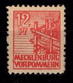 SBZ 36 ye postfrisch Typenprüfung #DHK48