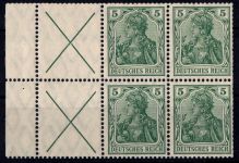 Deutsches Reich HBl. 3 a A 0 postfrisch Attest Oechsner einwandfrei #DGU48