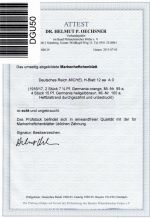 Deutsches Reich HBl. 12 aa A 0 mit Falz Attest Oechsner, einwandfrei #DGU50