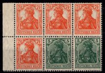 Deutsches Reich HBl. 20 ab A 0 postfrisch Befund Oechsner, einwandfrei #DGU52