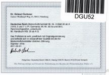 Deutsches Reich HBl. 20 ab A 0 postfrisch Befund Oechsner, einwandfrei #DGU52