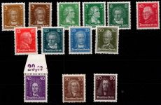 Deutsches Reich 385-397 postfrisch u.a. 397 tiefst geprüft Peschl BPP #DGU83