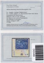 Alliierte Besetzung 942 I A Z DV postfrisch Befund Schlegel BPP #DGV49
