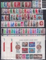DDR Jahrgang 1949-1953 postfrisch komplett #DEW82