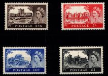 Großbritannien 278-281 postfrisch Freimarken WZ 21 #DGW40