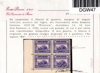 Italienisch Somaliland 186 C postfrisch Attest Diena #DGW47
