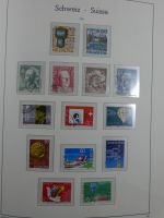 Schweiz gestempelt besammelt mit Besseren im Leuchtturm Binder #AAA05
