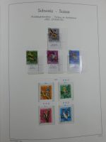 Schweiz gestempelt besammelt mit Besseren im Leuchtturm Binder #AAA05