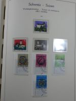 Schweiz gestempelt besammelt mit Besseren im Leuchtturm Binder #AAA05