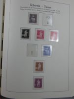 Schweiz gestempelt besammelt mit Besseren im Leuchtturm Binder #AAA05
