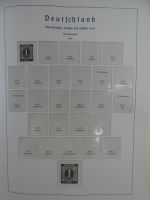 Besatzungszonen Leuchtturm Vordruck (leer) im Leuchtturm Binder #MA478