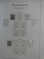 Besatzungszonen Leuchtturm Vordruck (leer) im Leuchtturm Binder #MA478